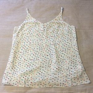 CAbi Confetti Cami Large New w/out Tags